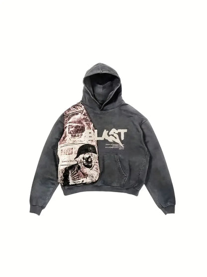 Blxst Grey Hoodie 