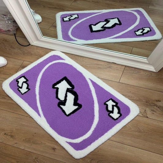 Uno Rug Purple Reverse Card Rug For Rooms.........